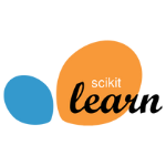 An icon  ofScikit-Learn with the text “Scikit-Learn”